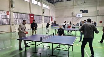 Bingöl'de masa tenisi turnuvası başladı