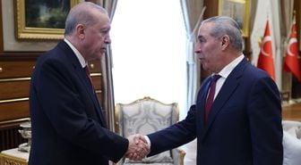 Cumhurbaşkanı Erdoğan, Filistin Devlet Başkan Yardımcısı Hüseyin eş-Şeyh'i kabul etti