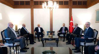 Dışişleri Bakanı Hakan Fidan, Hamas Siyasi Büro Üyesi Halil Hayye başkanlığındaki Hamas heyeti ile Ankara'da görüştü.