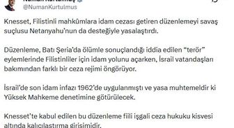 Kurtulmuş: Bir topluluğa idam, diğerine başka yaptırım öngören yaklaşım apaçık zulümdür