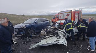 Nevşehir'de iki otomobil çarpıştı: 1 ölü, 2 yaralı