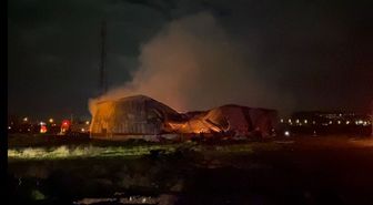 Osmaniye'de kağıt fabrikası yangını