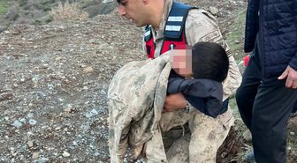 Oyun oynarken kaybolan Emin, 1,5 kilometre uzaklıkta bulundu