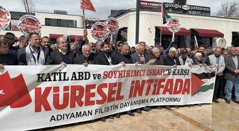 Adıyaman'da ABD ve İsrail'in saldırıları protesto edildi