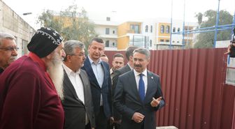 AK Partili Alkayış, 323 yıllık kilisedeki çalışmaları yerinde inceledi