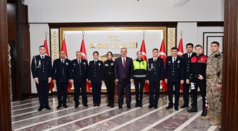 Aydın Emniyet Müdürü Erdoğan'dan Vali Canbolat'a ziyaret