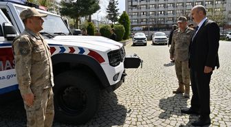 Batman'da jandarmaya zırhlı araç 'TULGA' teslim edildi