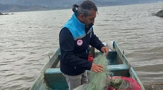Boyabat Barajı'nda kaçak avlanma denetimi yapıldı