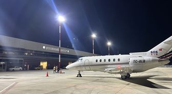 Çanakkale'de rahatsızlanan bebek, ambulans uçakla Ankara'ya sevk edildi
