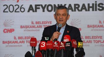 CHP Genel Başkanı Özel, Afyonkarahisar'da konuştu Açıklaması