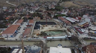 Darende'de yeni çarşı projesinde çalışmalar sürüyor