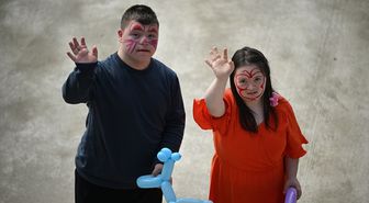 Düzce'de otizmli çocuklar, farkındalık günü etkinliklerinde eğlendi
