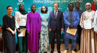 Gambiya'da Türkçe Kursu Sertifika Töreni