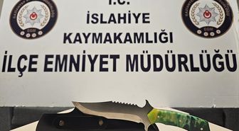 Gaziantep'te bıçak taşıyan şüpheliye işlem yapıldı