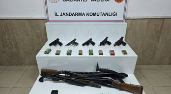 Gaziantep'te silah kaçakçılığı operasyonunda 19 şüpheli yakalandı