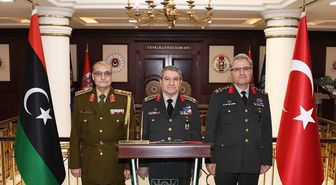 Genelkurmay Başkanı Orgeneral Bayraktaroğlu, Libya Kara Kuvvetleri Komutanı Korgeneral Mousa'yı ağırladı