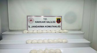 Hakkari'de 22 kilo 550 gram sentetik uyuşturucu ele geçirildi