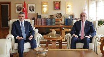 İçişleri Bakanı Çiftçi, Kültür ve Turizm Bakanı Ersoy ile görüştü