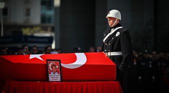 İstanbul'da trafik kazasında şehit olan polis Seçkin Yalçın için tören düzenlendi