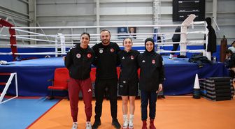 Kadın Boks Milli Takımı'ndan 4 sporcu Azerbaycan'daki turnuvada yumruk sallayacak