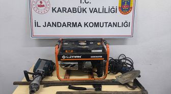 Karabük'te kaçak kazı operasyonunda 6 şüpheli yakalandı