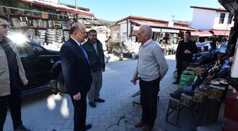 Kastamonu Valisi Dallı'dan esnaf ziyaretleri