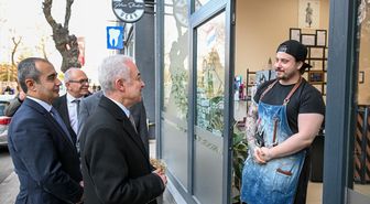 Kırklareli Valisi Turan, esnaf ziyaretinde bulundu