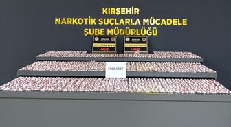 Kırşehir'de 5 bin 563 sentetik uyuşturucu hapla yakalanan zanlı tutuklandı