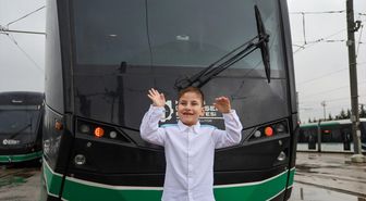 Kocaeli'de otizmli Muhammet Enes'in vatmanlık hayali gerçek oldu