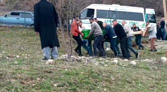 Kocası toprağa kendisi de hapse girdi