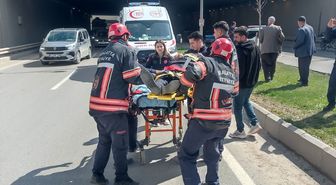 Malatya'da iki otomobilin çarpıştığı kazada 2 kişi yaralandı