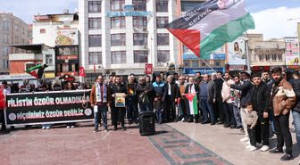 Mescid-i Aksa'nın kapalı tutulması ve İsrail'in çıkardığı idam yasası Kilis'te protesto edildi