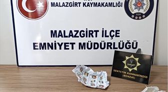 Muş'ta uyuşturucu operasyonunda bir şüpheli tutuklandı