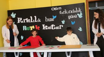 Of'ta Dünya Otizm Farkındalık Günü kutlandı
