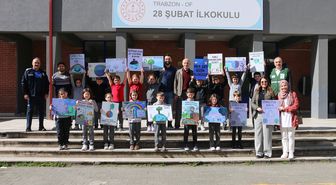 Of'ta 'Harezmi Eğitim Modeli'ni örnek alan öğrenciler çevre temizliği çalışmalarını sürdürdü