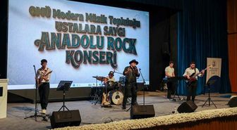 OMÜ'de 'Ustalara Saygı Anadolu Rock Konseri' düzenlendi