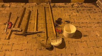 Şanlıurfa'da kaçak kazı yapan 5 şüpheli suçüstü yakalandı