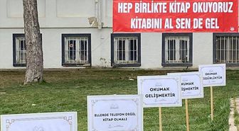Seydişehir'de kitap okuma etkinliği düzenlendi