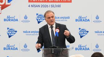 Silivri'de 'Yağlık Ayçiçeği Tohumu Dağıtım Töreni' düzenlendi
