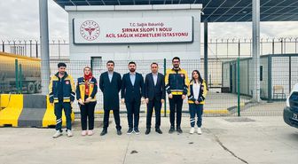 Silopi Kaymakamı Partal, Acil Sağlık İstasyonunu ziyaret etti