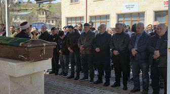 Sivas'ta vefat eden şehit babası Çelik son yolculuğuna uğurlandı