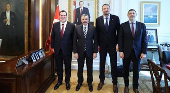 TBF Başkanı Türkoğlu, Adalet Bakanı Gürlek ile İçişleri Bakanı Çiftçi'yi ziyaret etti