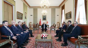 TBMM Başkanı Kurtulmuş, Körfez İşbirliği Konseyi üyesi ülkeler ve Ürdün'ün Ankara Büyükelçilerini kabul etti