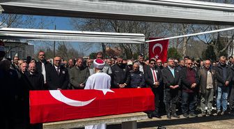 Tekirdağ'da yaşamını yitiren gazi emekli polisin cenazesi toprağa verildi
