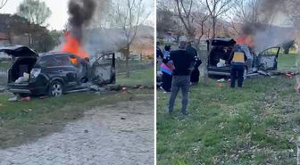 Tokat'ta ağaca çarpan cip yandı: 1 ölü, 2 yaralı
