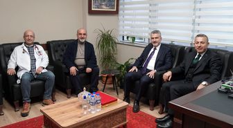 Trabzon Valisi Şahin'den Özel İmperial Hastanesi'ne ziyaret