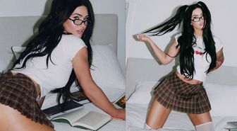 Ünlü oyuncu Megan Fox, yatakta verdiği pozlarla sosyal medyayı salladı