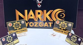 Yozgat'ta uyuşturucu operasyonunda 3 zanlı yakalandı