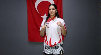 İzmirli Beste Yılmaz, Muay Thai'da Avrupa Şampiyonu Oldu