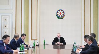 Cumhurbaşkanı Yardımcısı Yılmaz, Azerbaycan Cumhurbaşkanı Aliyev ile görüştü